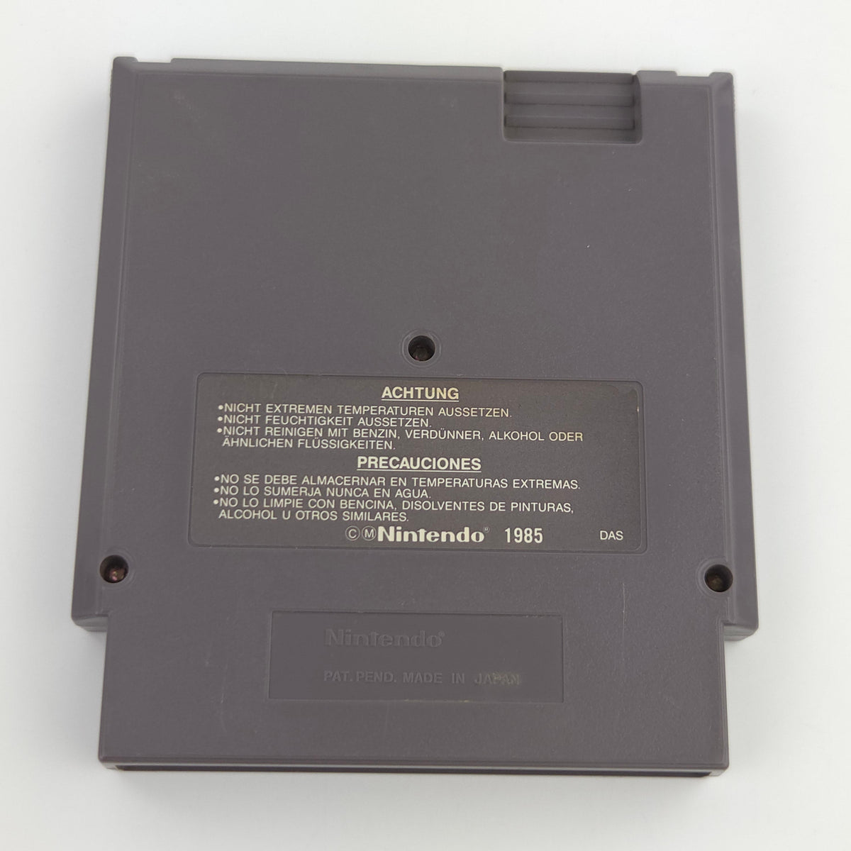 NES Spiel Darkwing Duck Modul Schutzhülle PAL B NOE