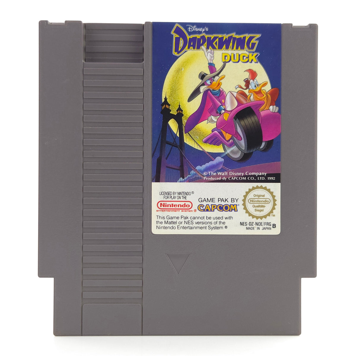 NES Spiel Darkwing Duck Modul Schutzhülle PAL B NOE