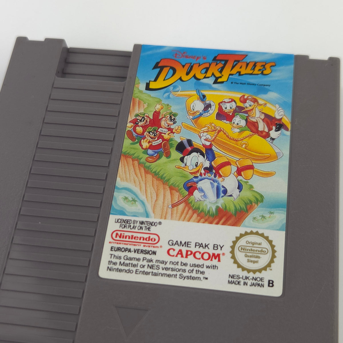 Nintendo NES Spiel Duck Tales Modul Schutzhülle NOE CAPCOM