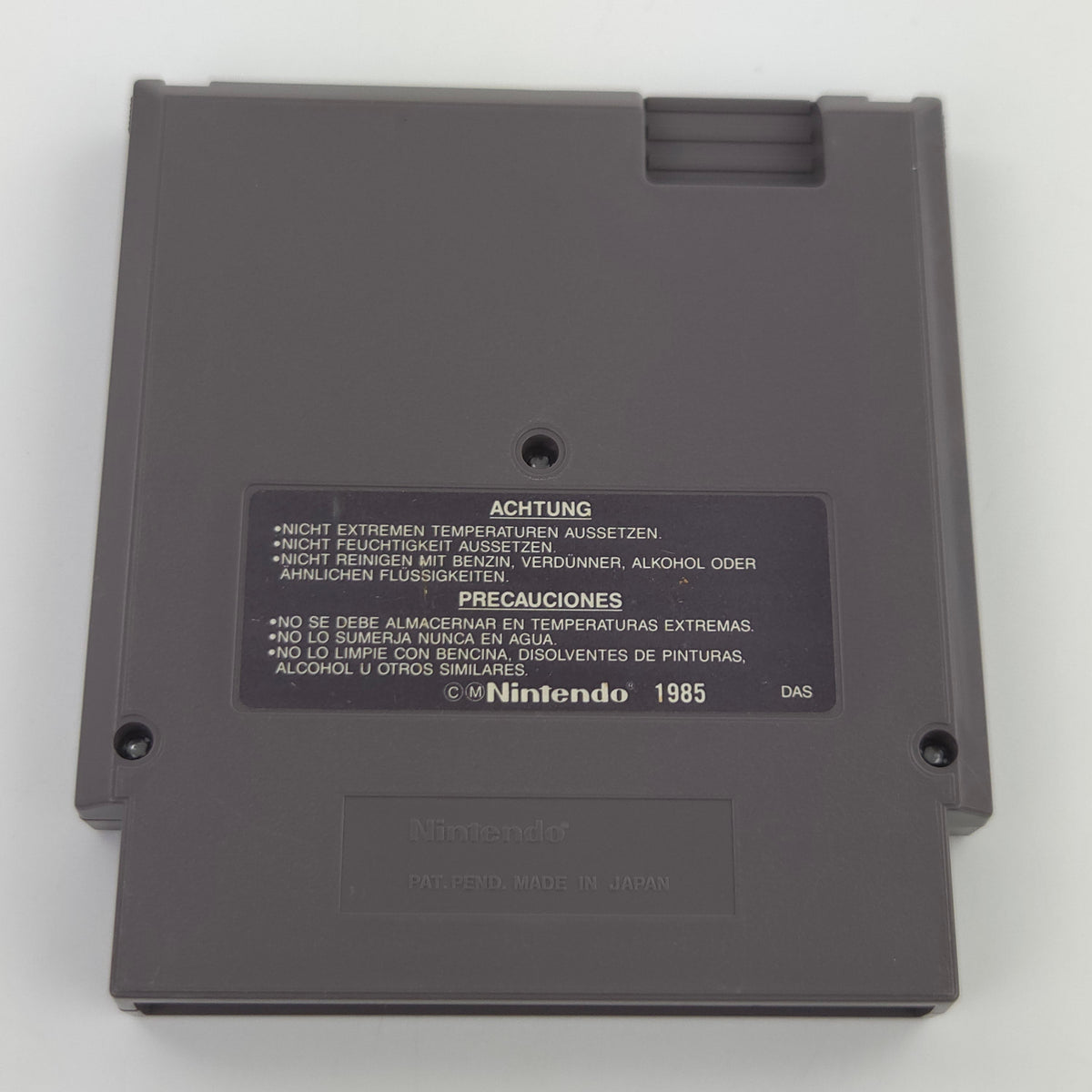 Nintendo NES Spiel Duck Tales Modul Schutzhülle NOE CAPCOM