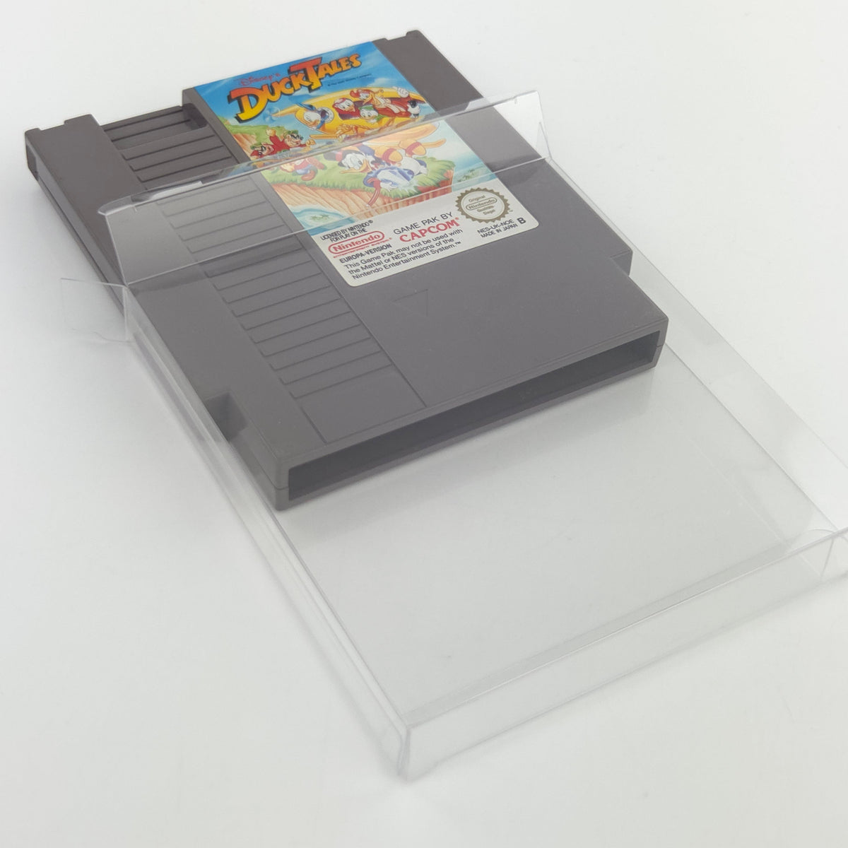 Nintendo NES Spiel Duck Tales Modul Schutzhülle NOE CAPCOM