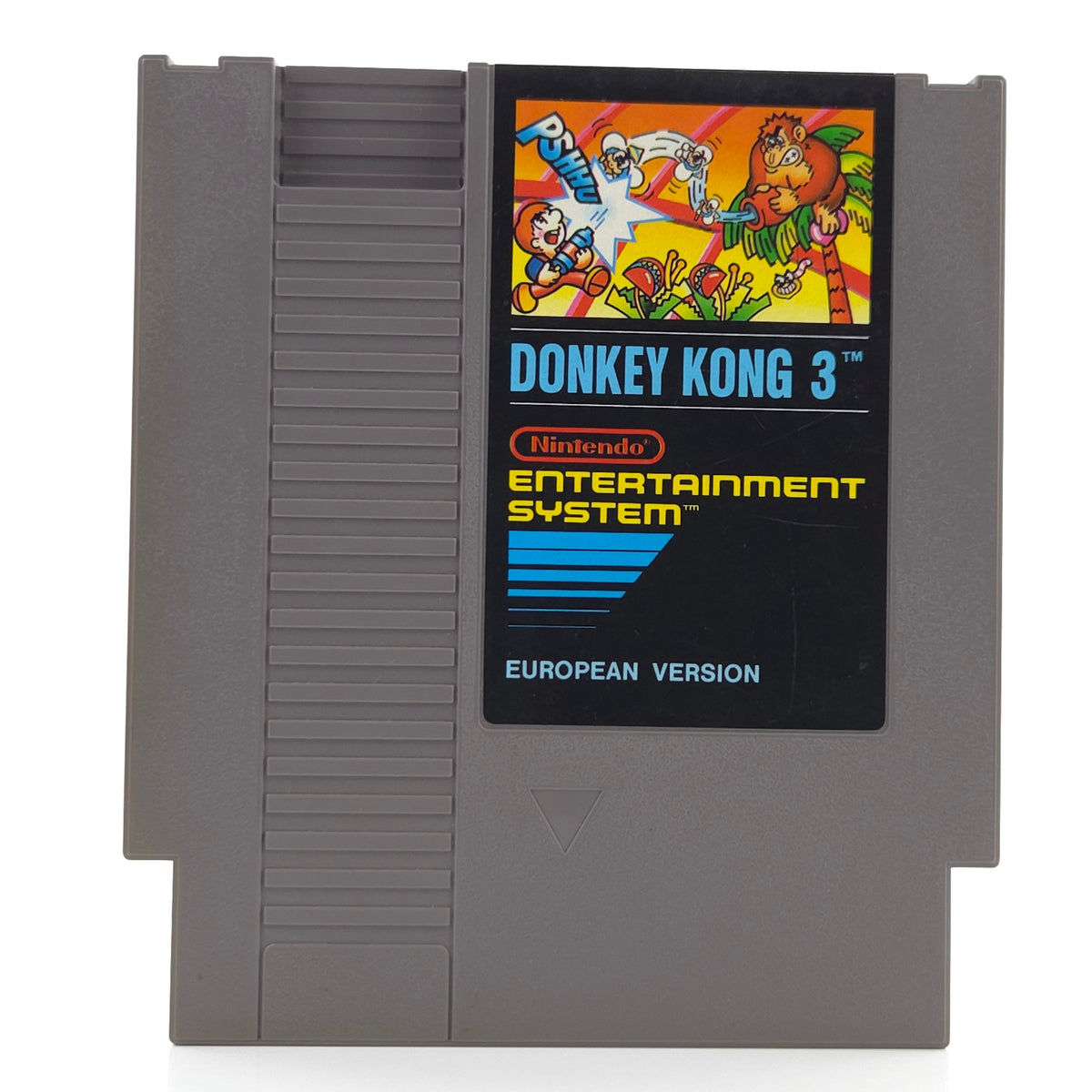 Nintendo NES Spiel Donkey Kong 3 Modul Schutzhülle PAL