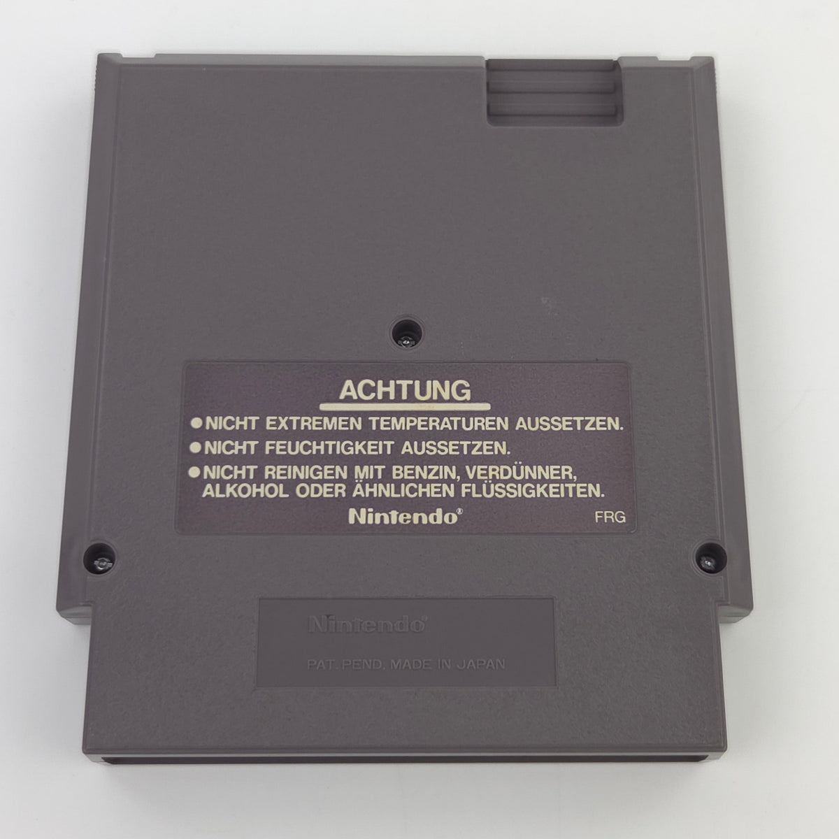 Nintendo NES Spiel Donkey Kong 3 Modul Schutzhülle PAL