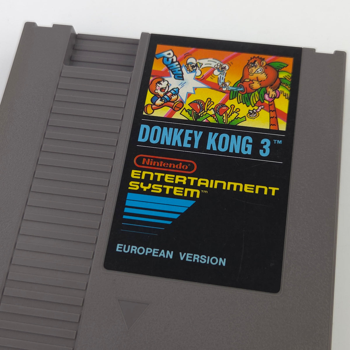 Nintendo NES Spiel Donkey Kong 3 Modul Schutzhülle PAL