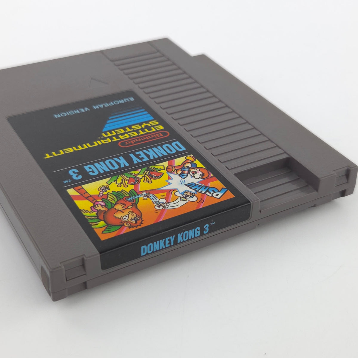 Nintendo NES Spiel Donkey Kong 3 Modul Schutzhülle PAL