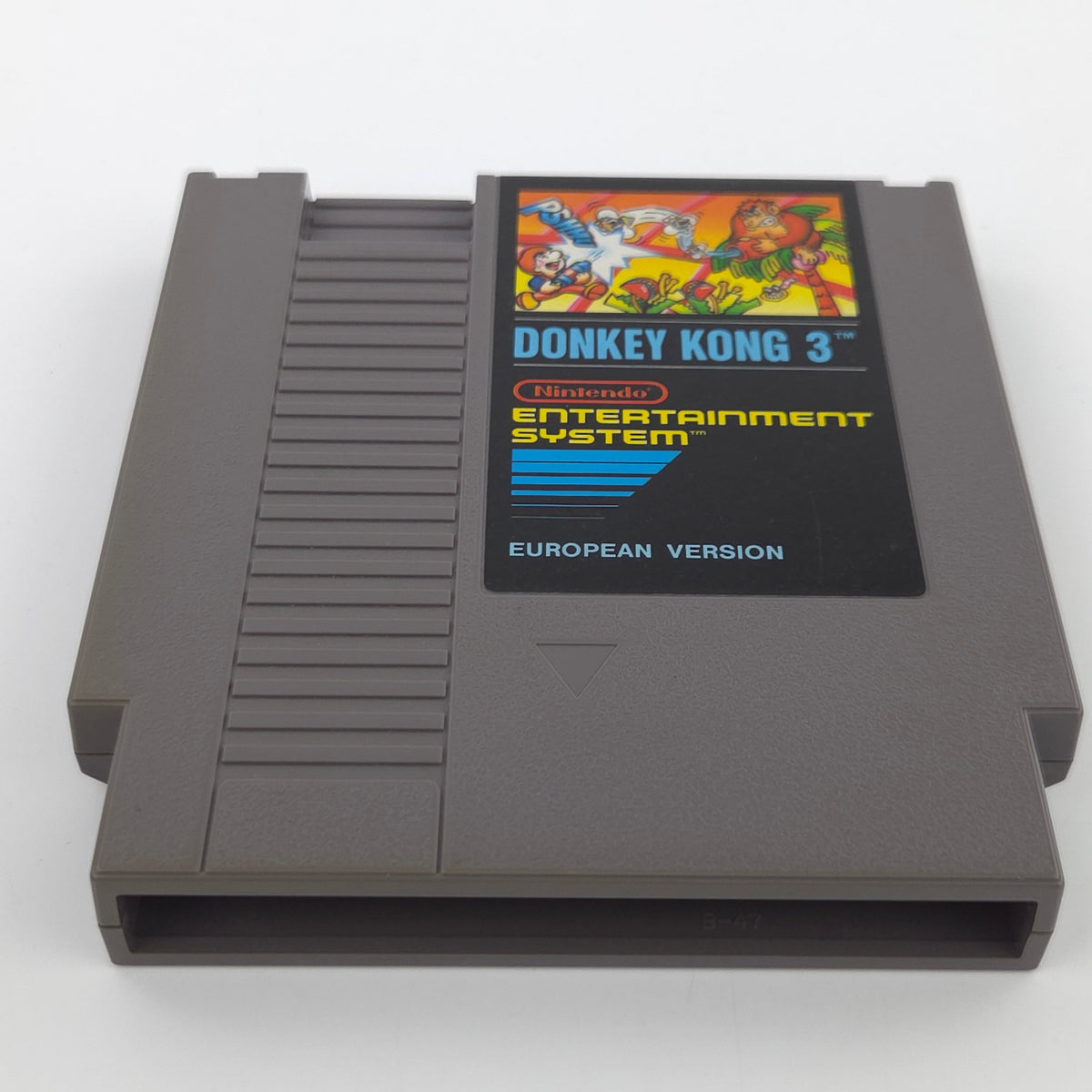 Nintendo NES Spiel Donkey Kong 3 Modul Schutzhülle PAL