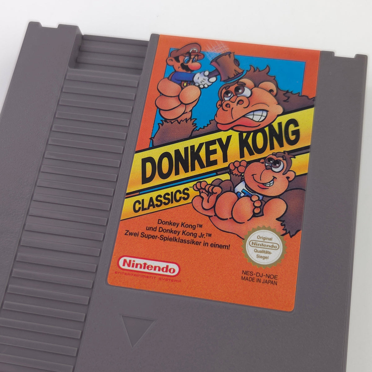 NES Spiel Donkey Kong Classics Modul Schutzhülle PAL B