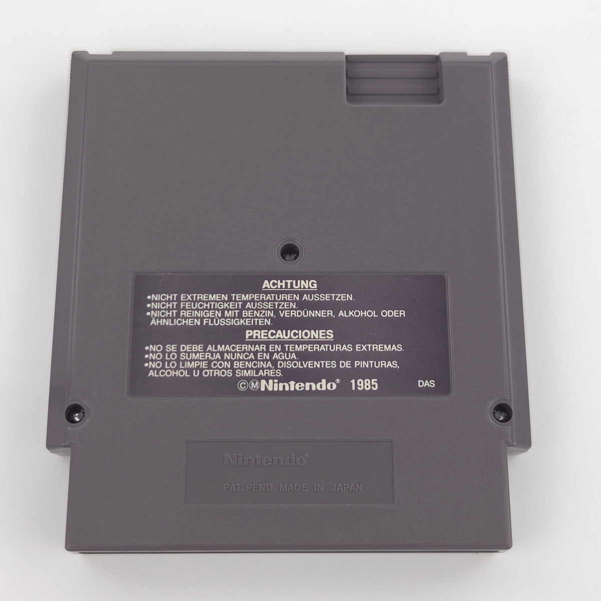 Nintendo NES Spiel Donkey Kong JR. Math Modul Schutzhülle