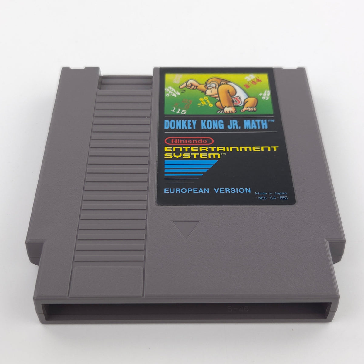 Nintendo NES Spiel Donkey Kong JR. Math Modul Schutzhülle