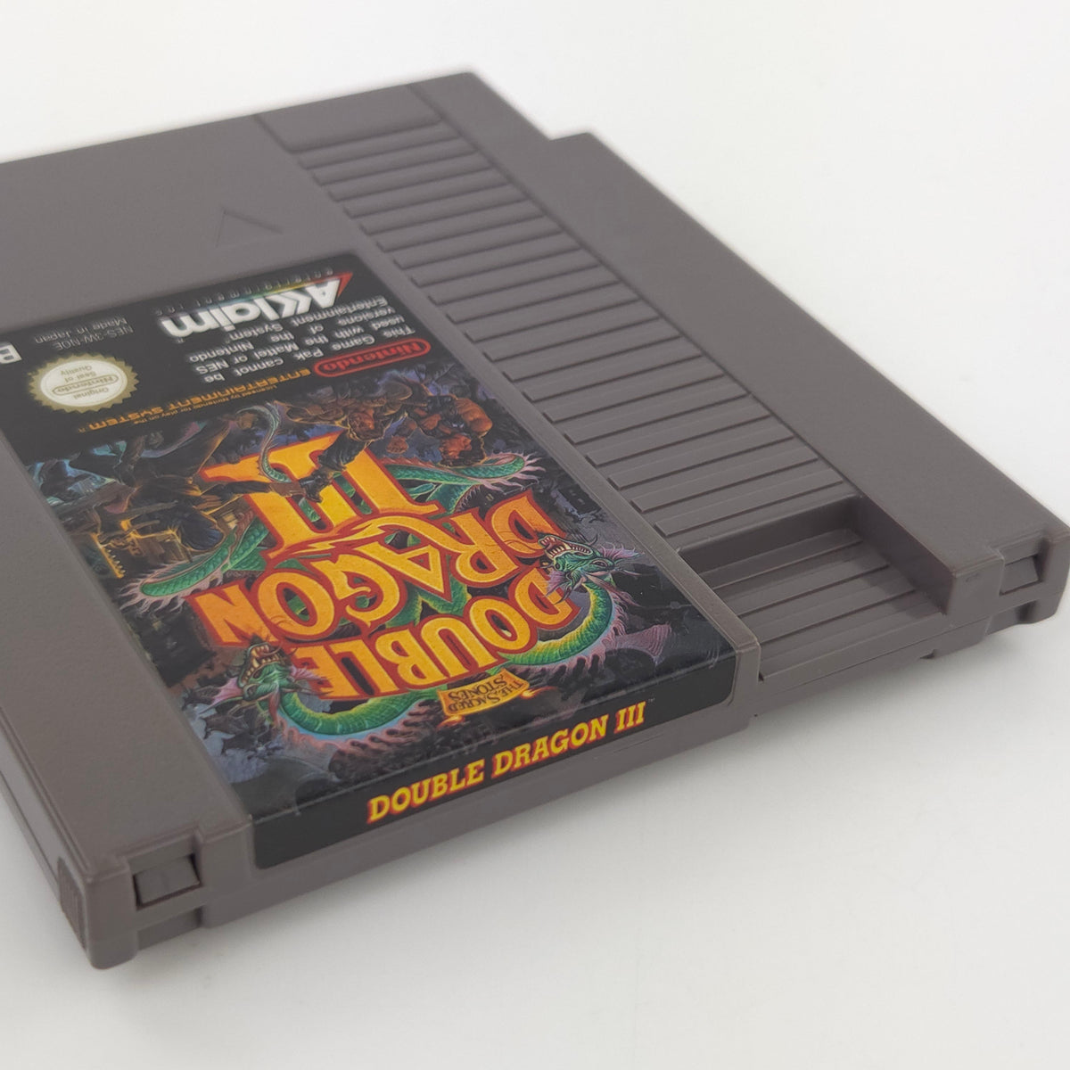 NES Spiel Double Dragon III Modul Acclaim PAL NOE