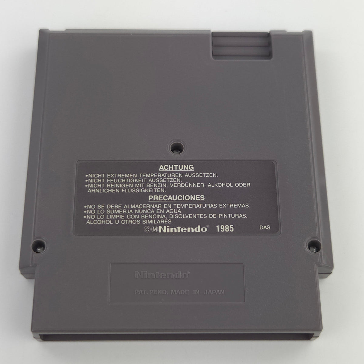 Nintendo NES Spiel Double Dragon III Modul Schutzhülle