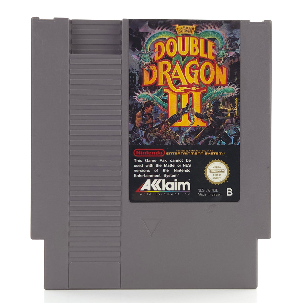 Nintendo NES Spiel Double Dragon III Modul Schutzhülle