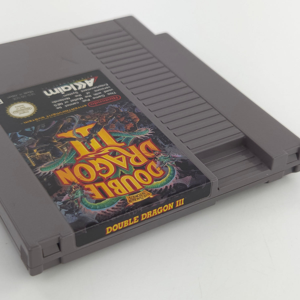 Nintendo NES Spiel Double Dragon III Modul Schutzhülle