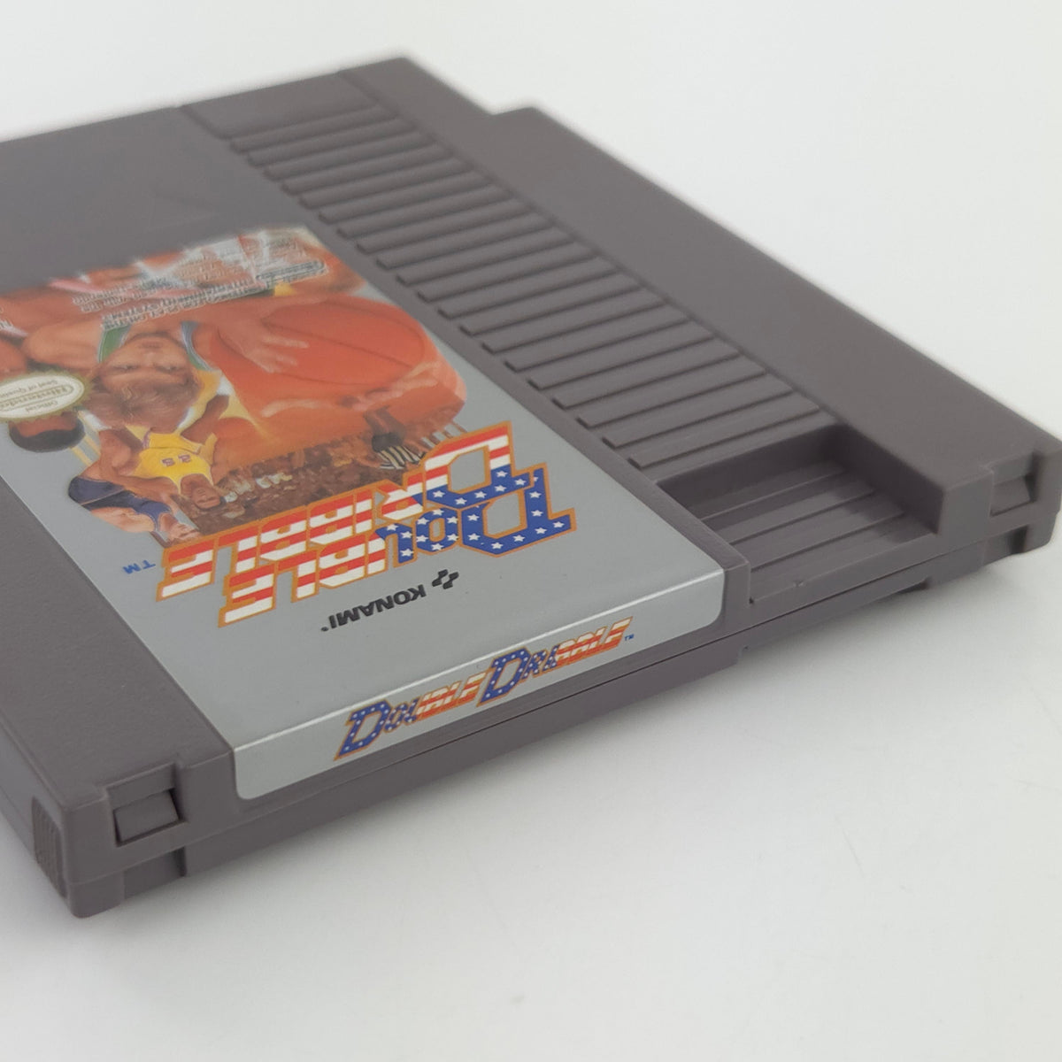 NES Spiel Double Dribble Modul Schutzhülle Konami PAL