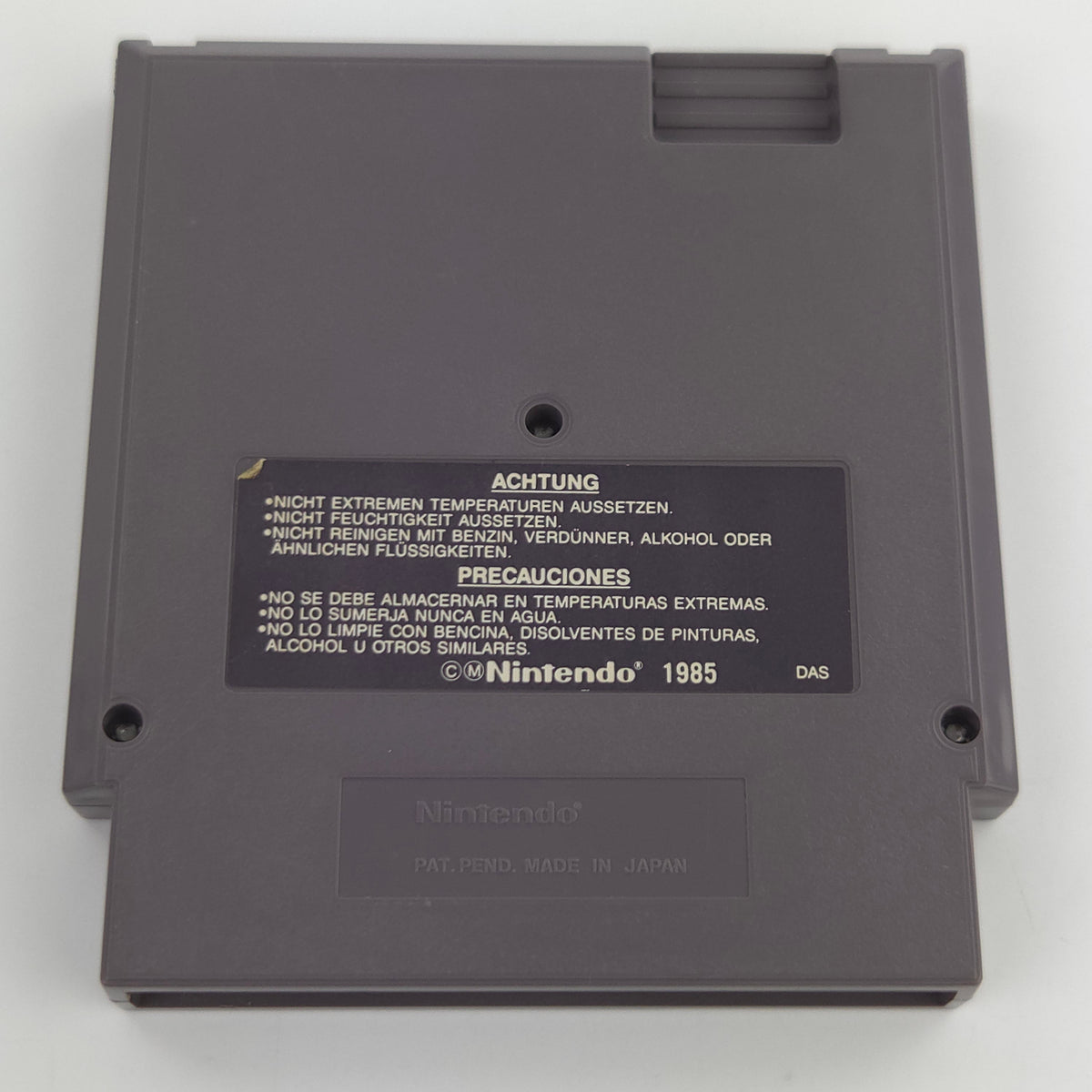 NES Spiel Double Dribble Modul Schutzhülle Konami PAL