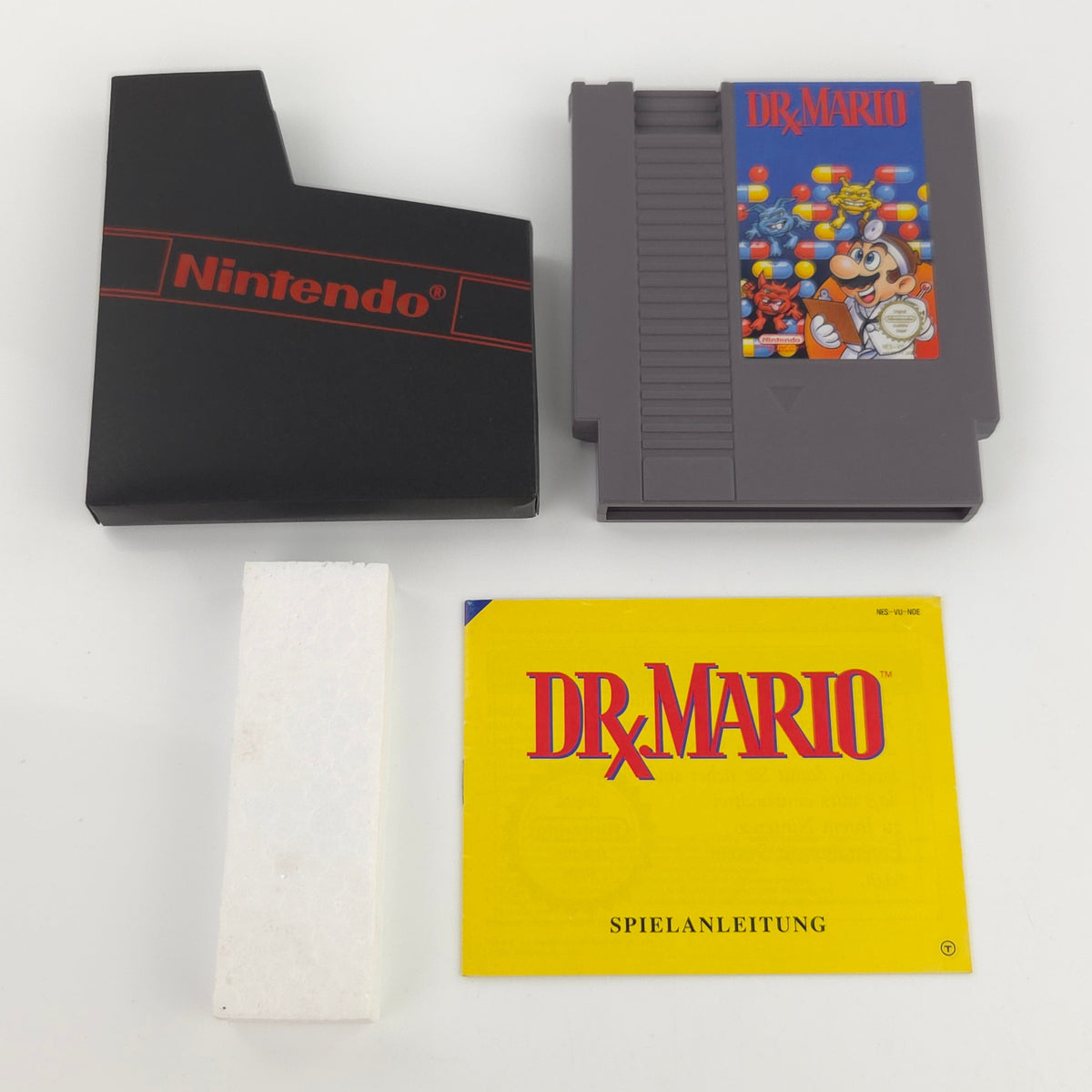 Nintendo NES Spiel DR. Mario Modul Anleitung OVP PAL NOE