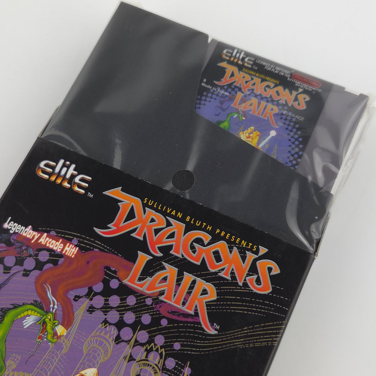 Nintendo NES Spiel Dragons Lair nahezu neuwertig CIB