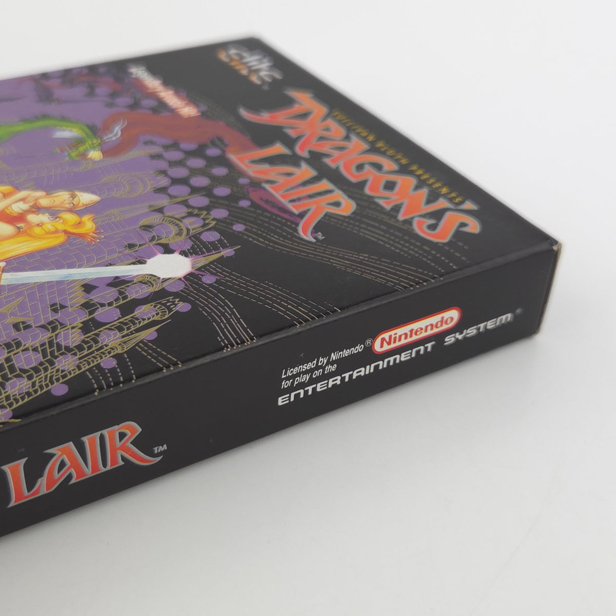 Nintendo NES Spiel Dragons Lair nahezu neuwertig CIB