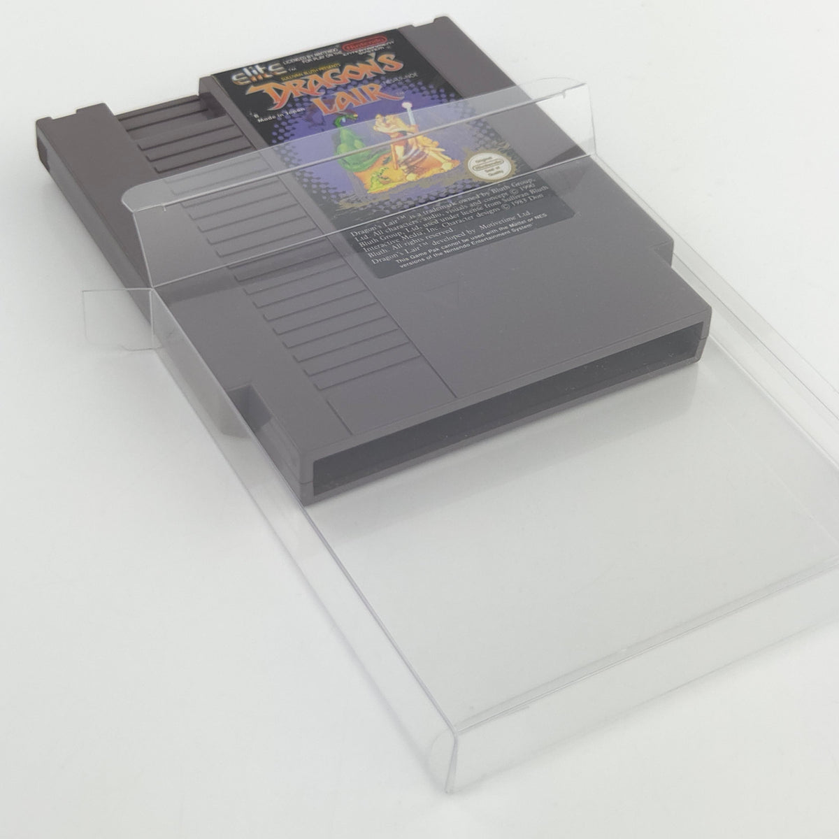 Nintendo NES Spiel Dragons Lair Modul Schutzhülle NOE