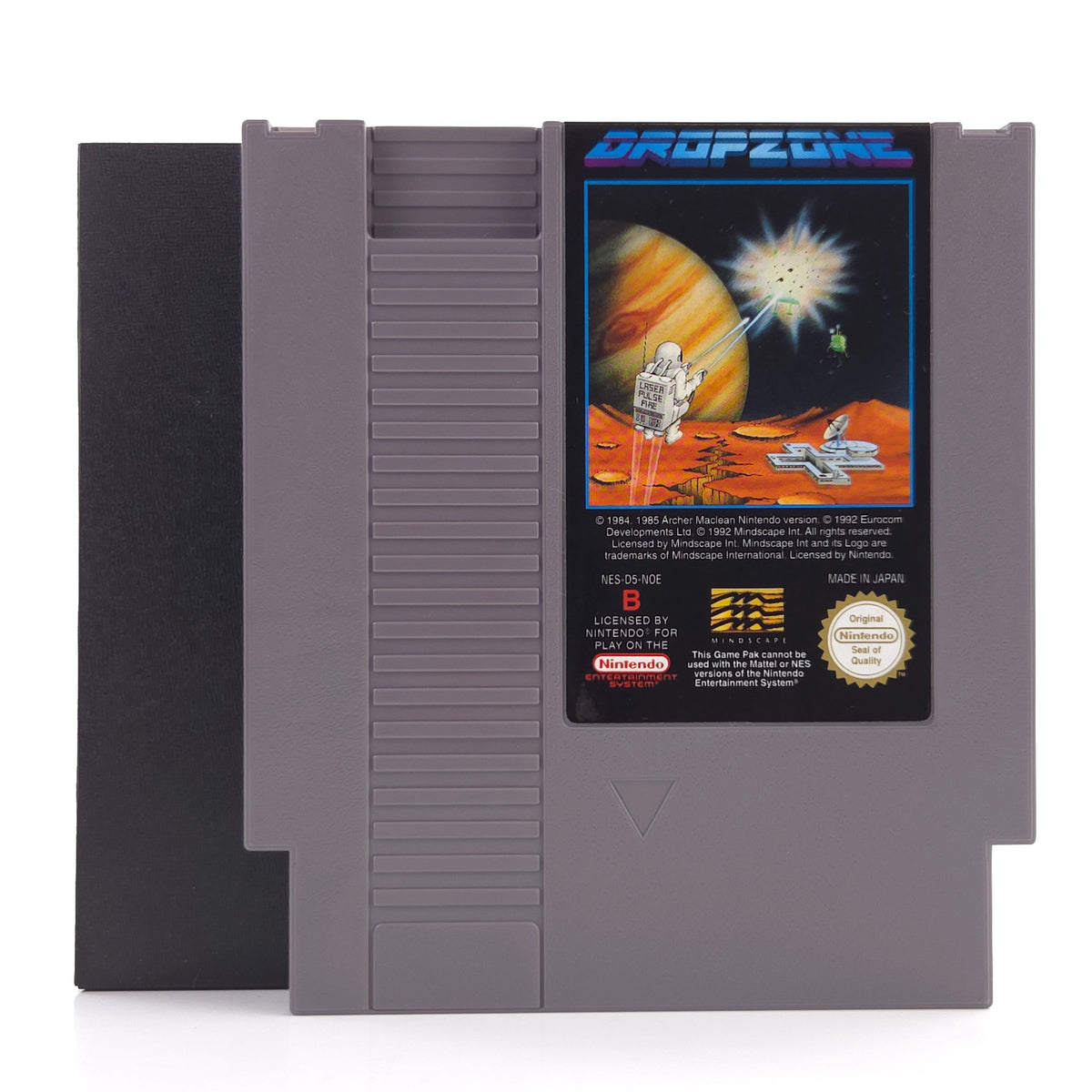 NES Spiel Dropzone Modul Schuber Mindscape PAL NOE