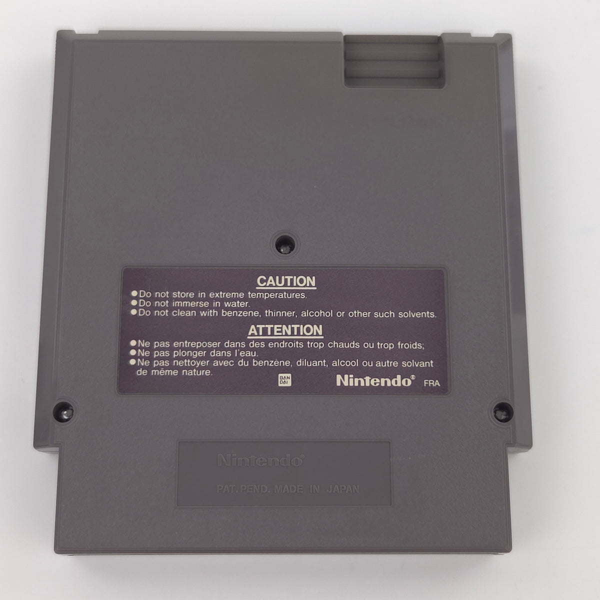 NES Spiel Duck Hunt Modul Cartridge PAL B FRA Gut