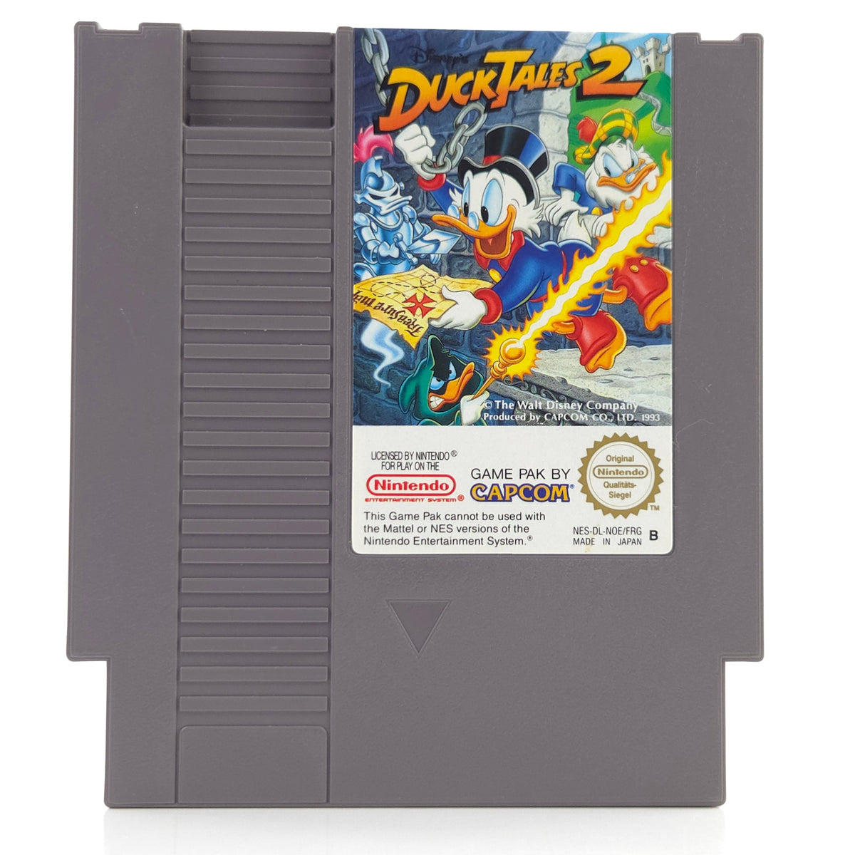 Nintendo NES Spiel Duck Tales 2 Modul Schutzhülle PAL