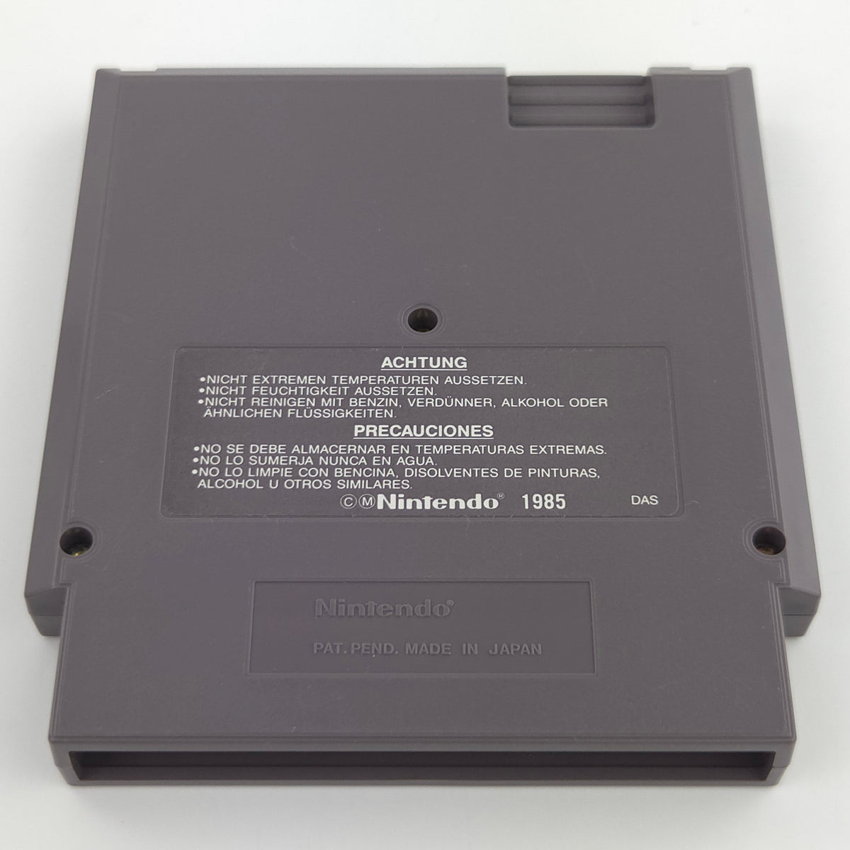 Nintendo NES Spiel Duck Tales 2 Modul Schutzhülle PAL