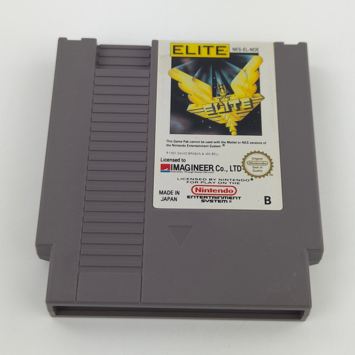 NES Spiel Elite Modul Anleitung Imagineer PAL NOE 1991