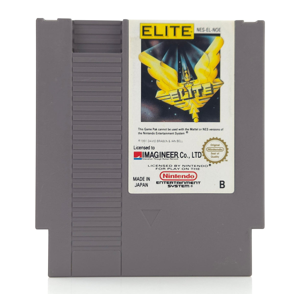 NES Spiel Elite Modul Anleitung Imagineer PAL NOE 1991