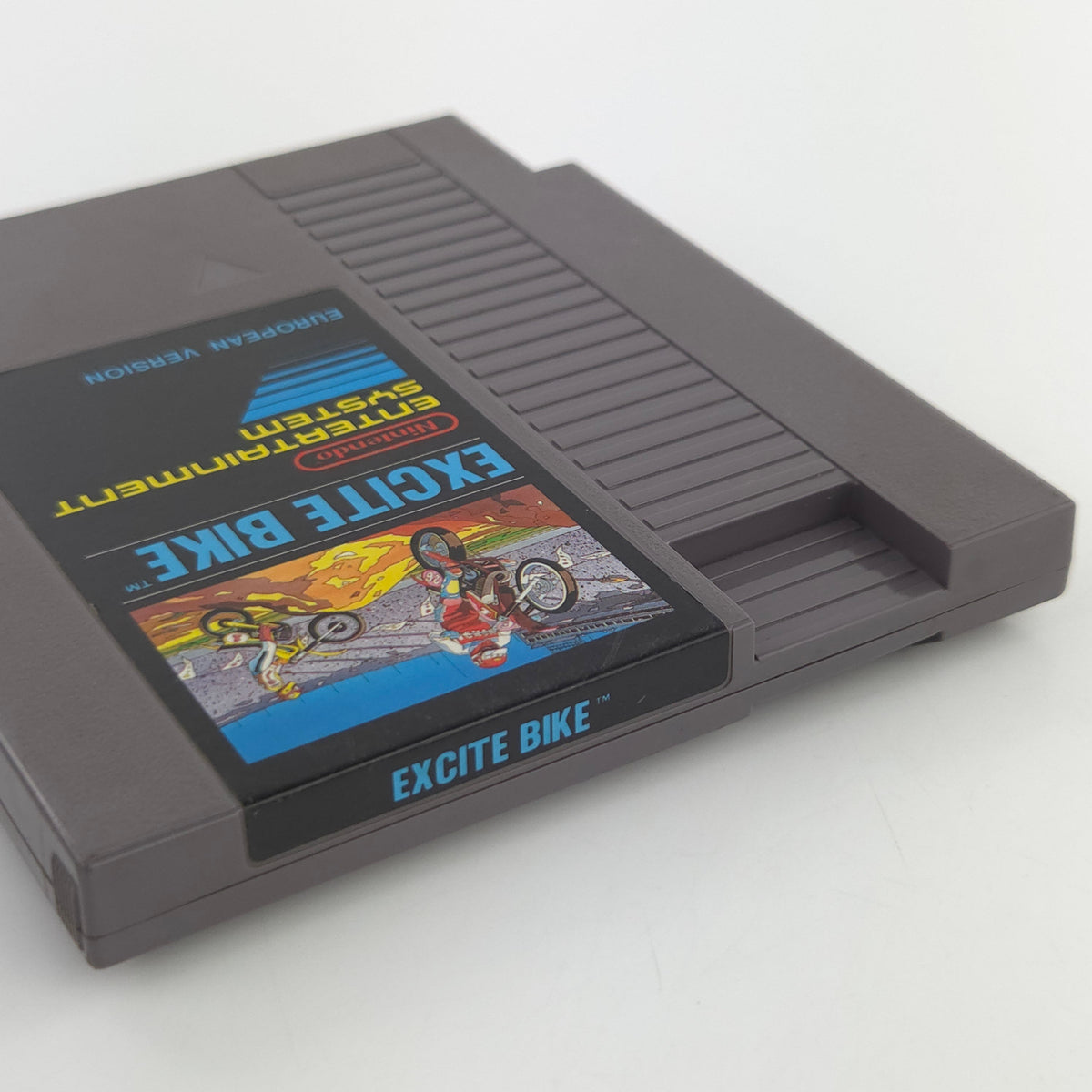 Nintendo NES Spiel Excite Bike Modul Schutzhülle PAL
