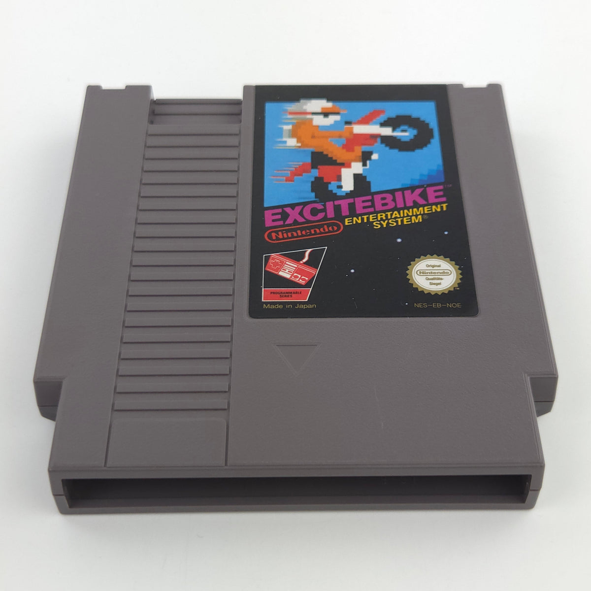 Nintendo NES Spiel Excitebike Modul Schutzhülle PAL NOE