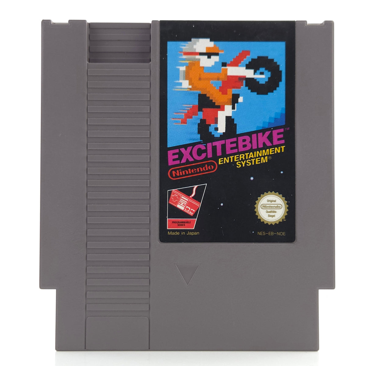 Nintendo NES Spiel Excitebike Modul Schutzhülle PAL NOE