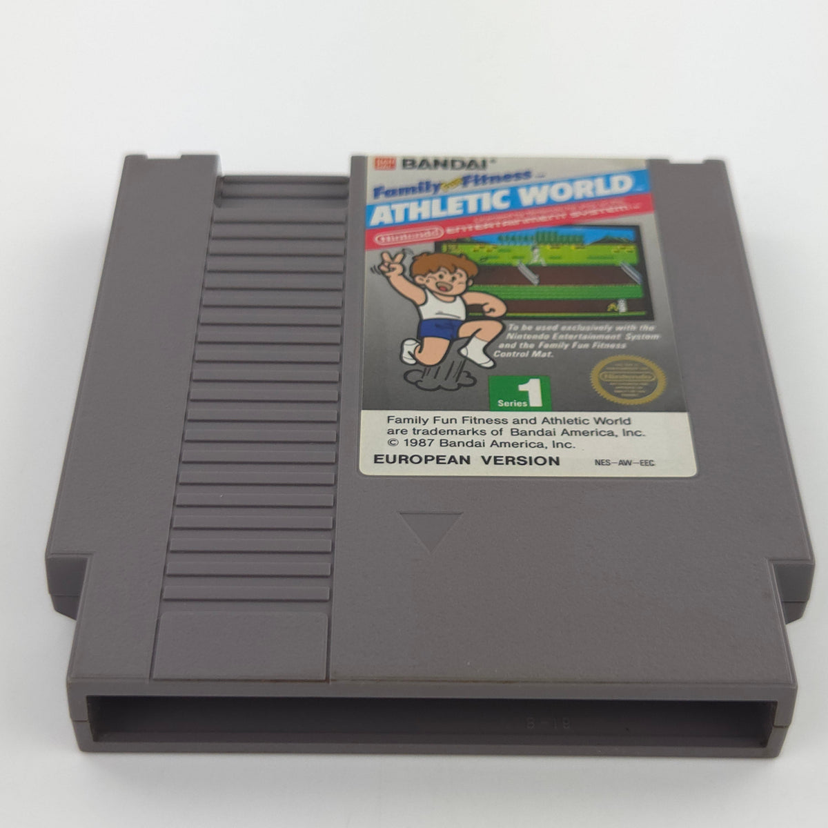 NES Spiel Family Fitness Athletic World Modul Schutzhülle