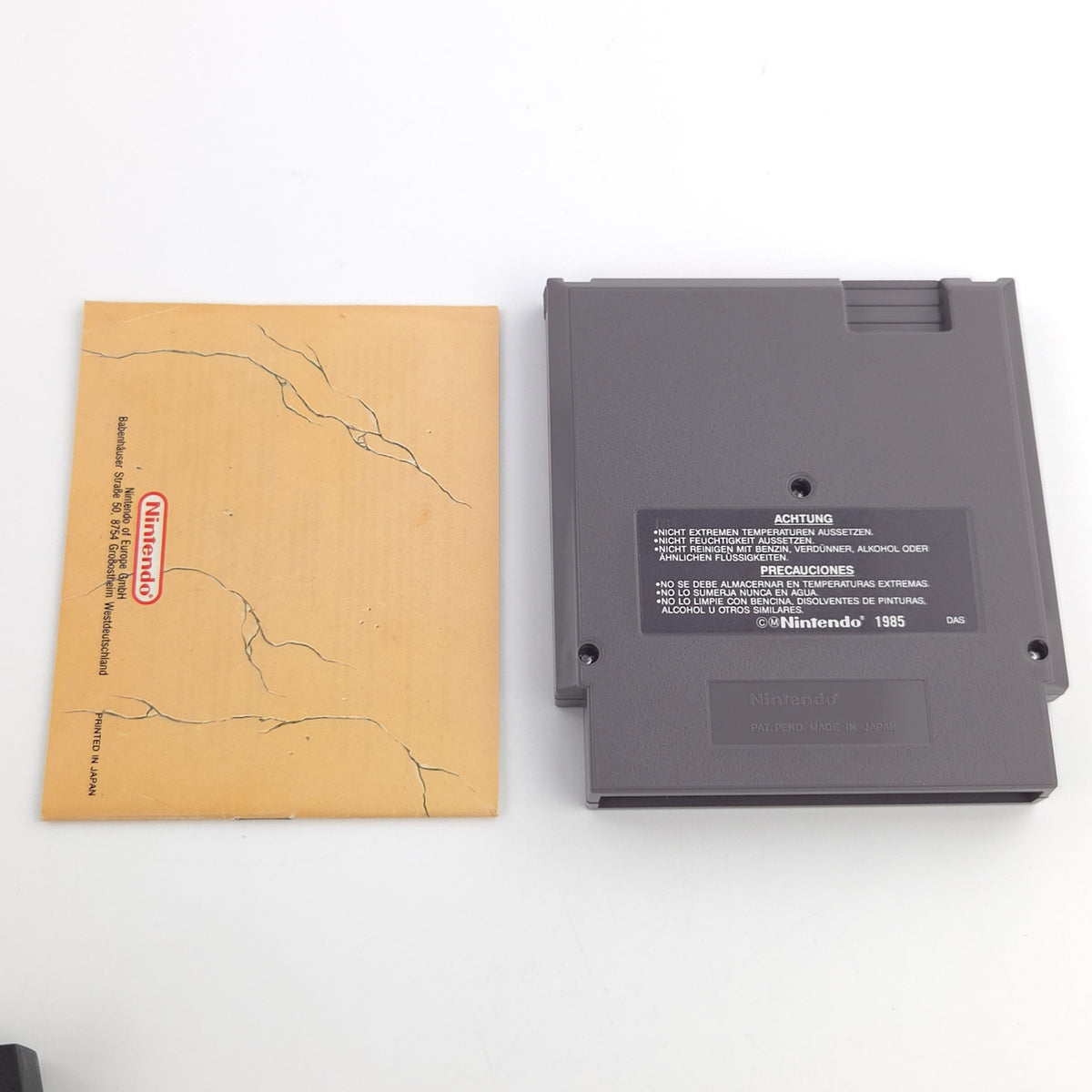 Nintendo NES Spiel Faxanadu OVP Anleitung Modul NOE PAL