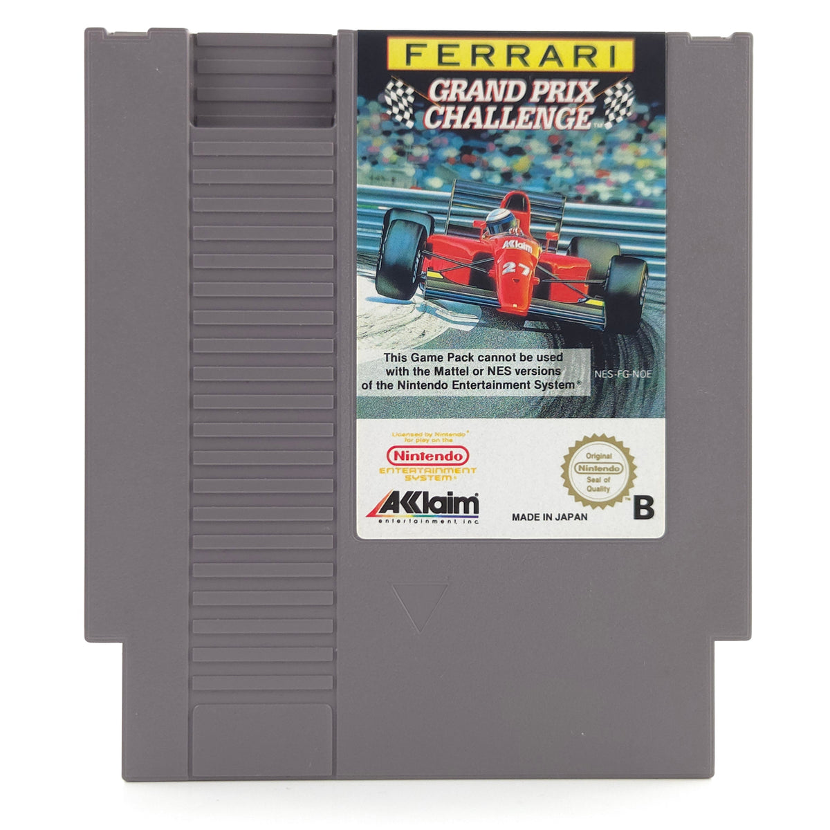 NES Spiel Ferrari Grand Prix Challenge Modul Schutzhülle