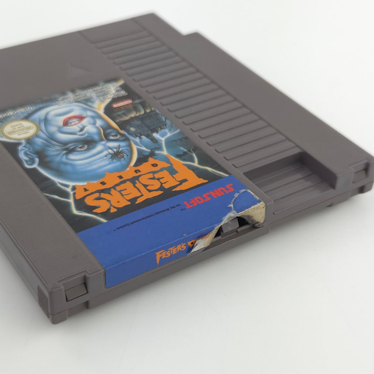 Nintendo NES Spiel Festers Quest Modul Schutzhülle EEC