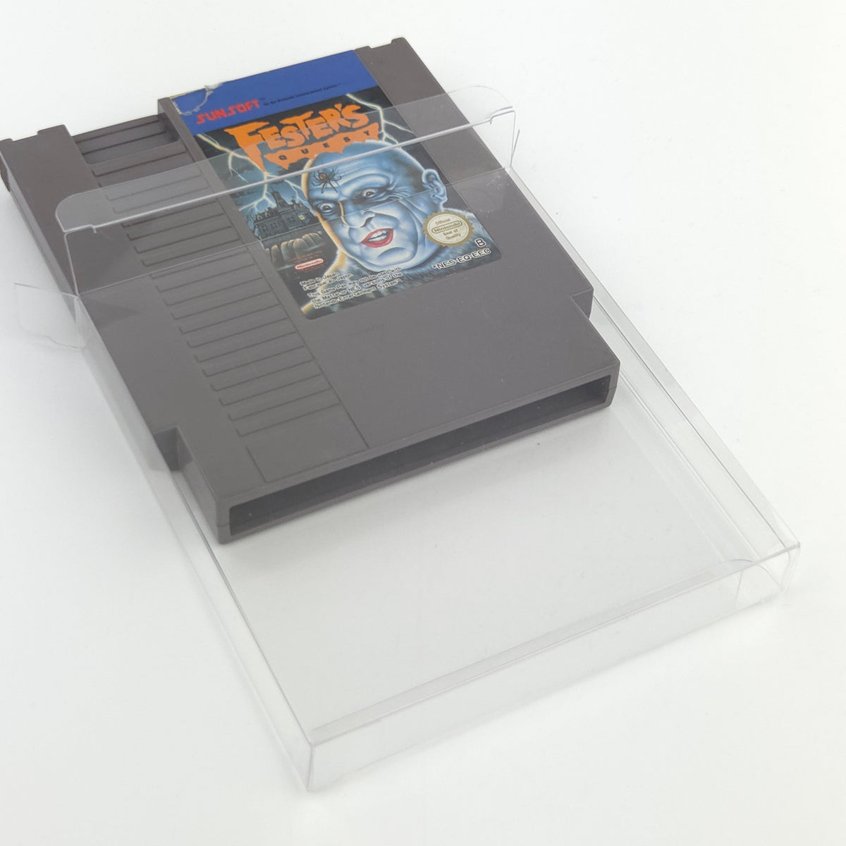 Nintendo NES Spiel Festers Quest Modul Schutzhülle EEC