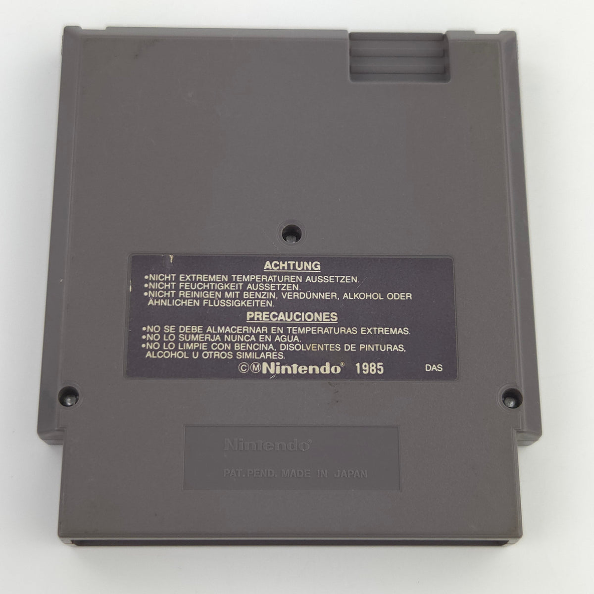 Nintendo NES Spiel Festers Quest Modul Schutzhülle EEC