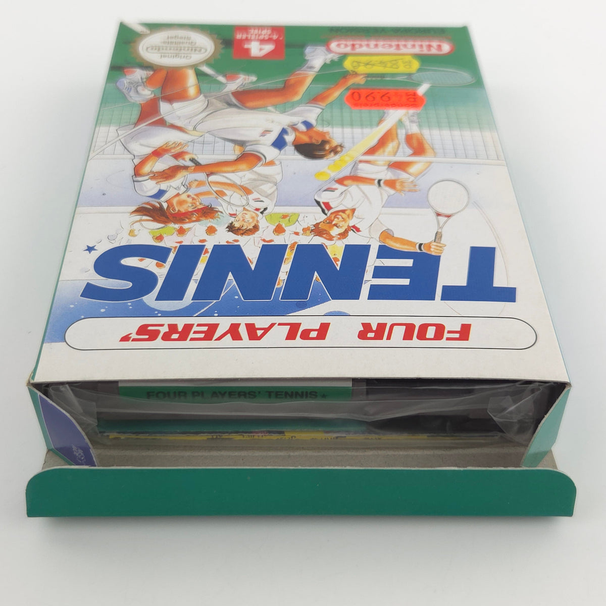Nintendo NES Spiel Four Players Tennis CIB OVP