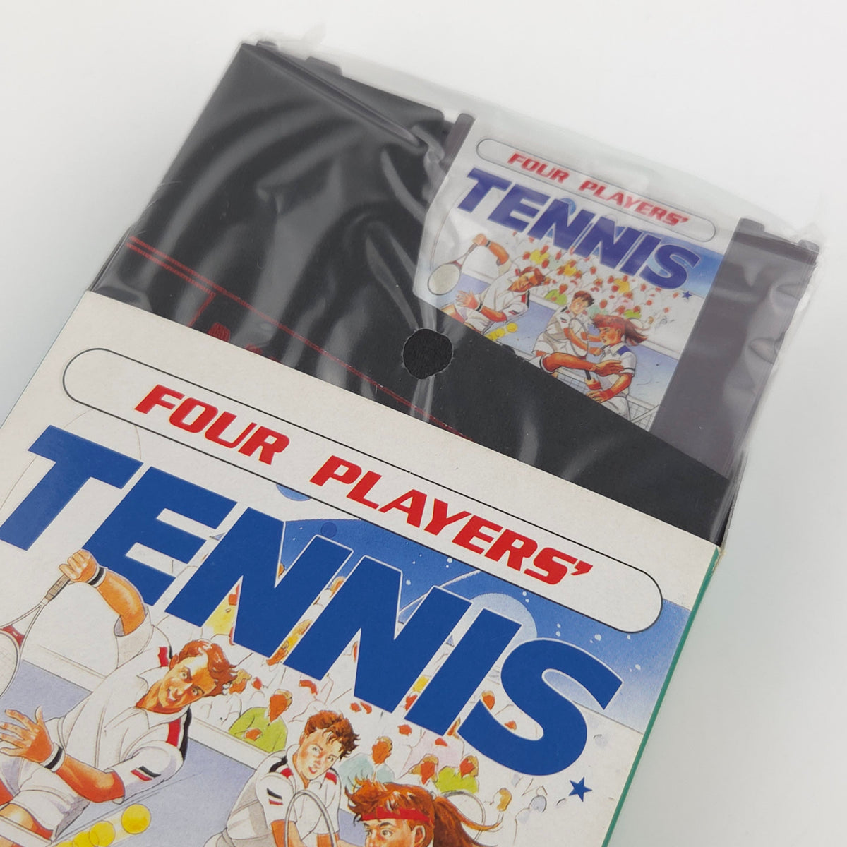 Nintendo NES Spiel Four Players Tennis CIB OVP