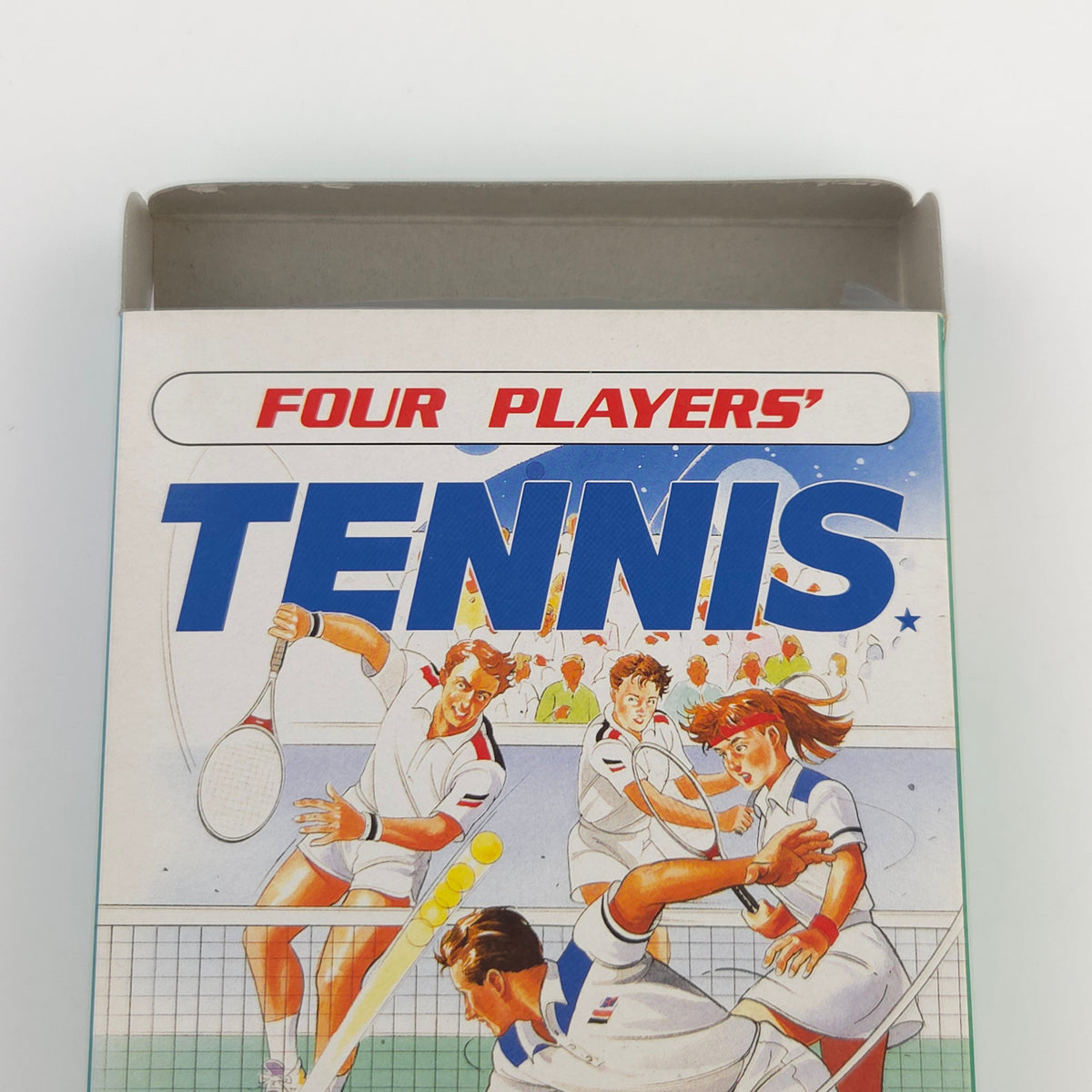 Nintendo NES Spiel Four Players Tennis CIB OVP