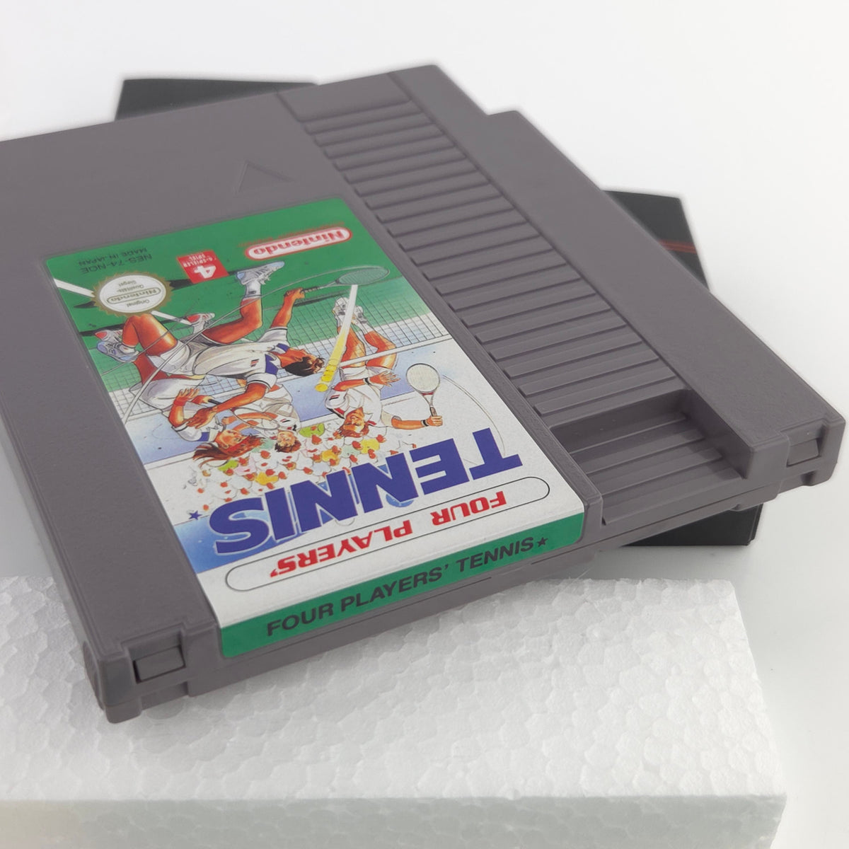 Nintendo NES Spiel Four Players Tennis CIB OVP