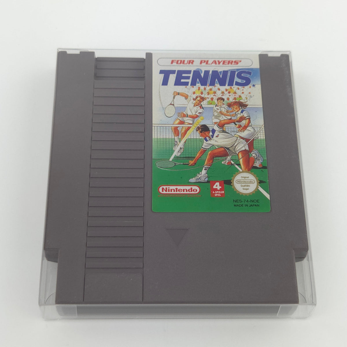 Nintendo NES Spiel Four Players Tennis Modul Schutzhülle