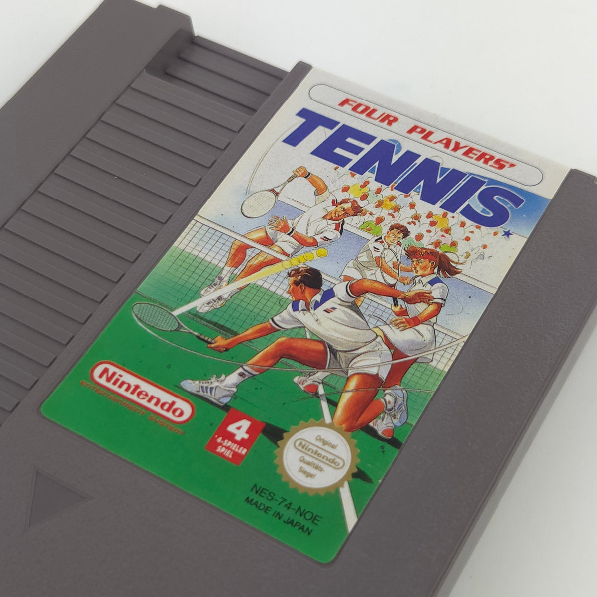 Nintendo NES Spiel Four Players Tennis Modul Schutzhülle