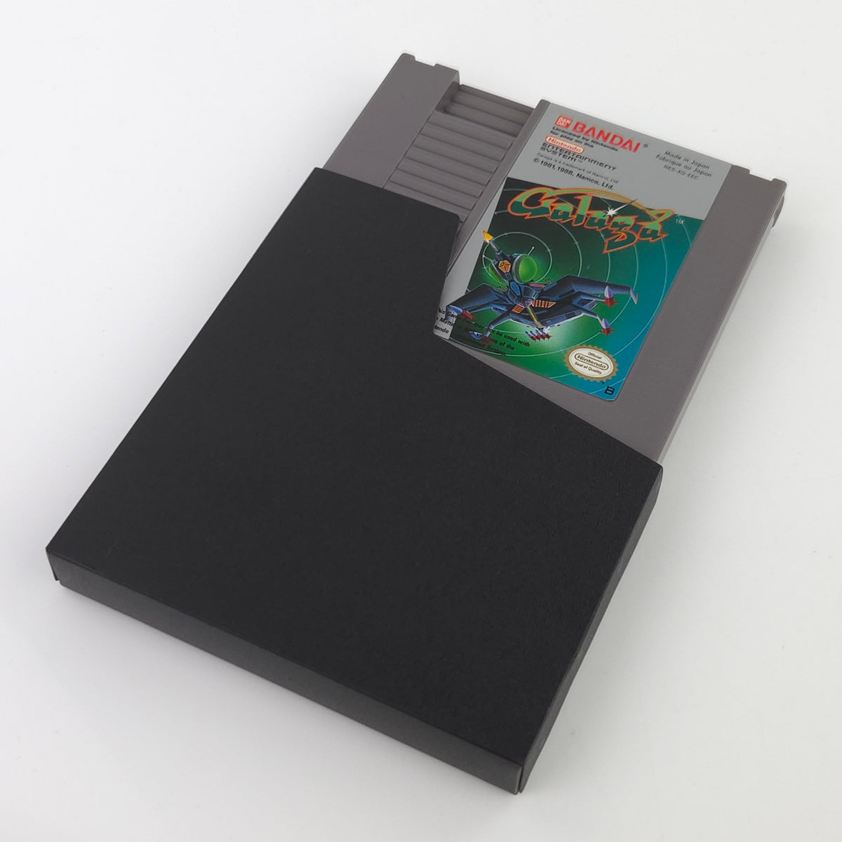 Nintendo NES Spiel Galaga Modul Schuber Bandai PAL-B EEC