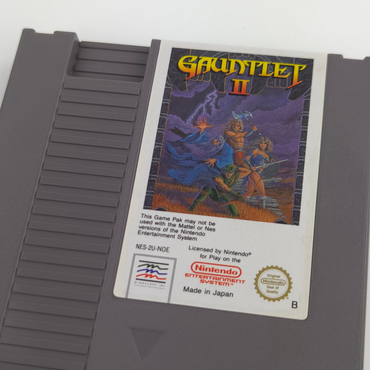 NES Spiel Gauntlet II Modul Schutzhülle Mindscape NOE