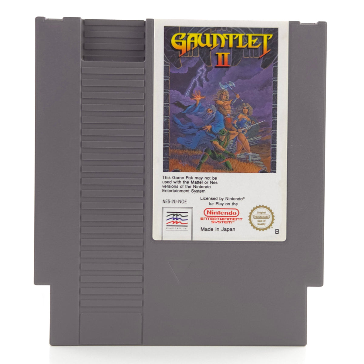 NES Spiel Gauntlet II Modul Schutzhülle Mindscape NOE