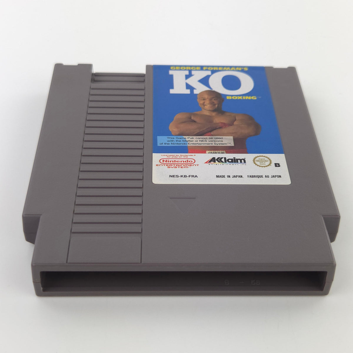NES Spiel George Foremans KO Boxing Modul PAL FRA