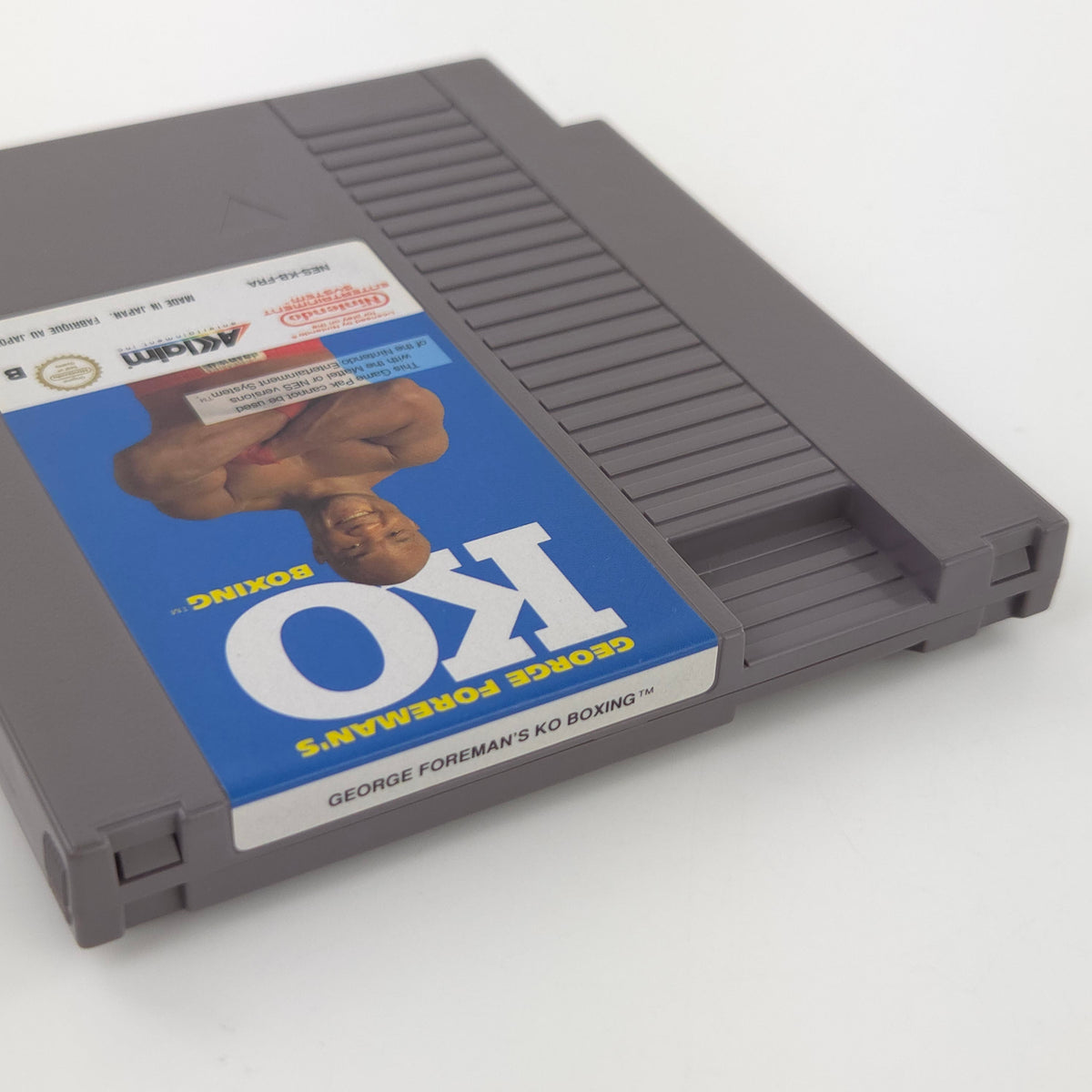 NES Spiel George Foremans KO Boxing Modul PAL FRA