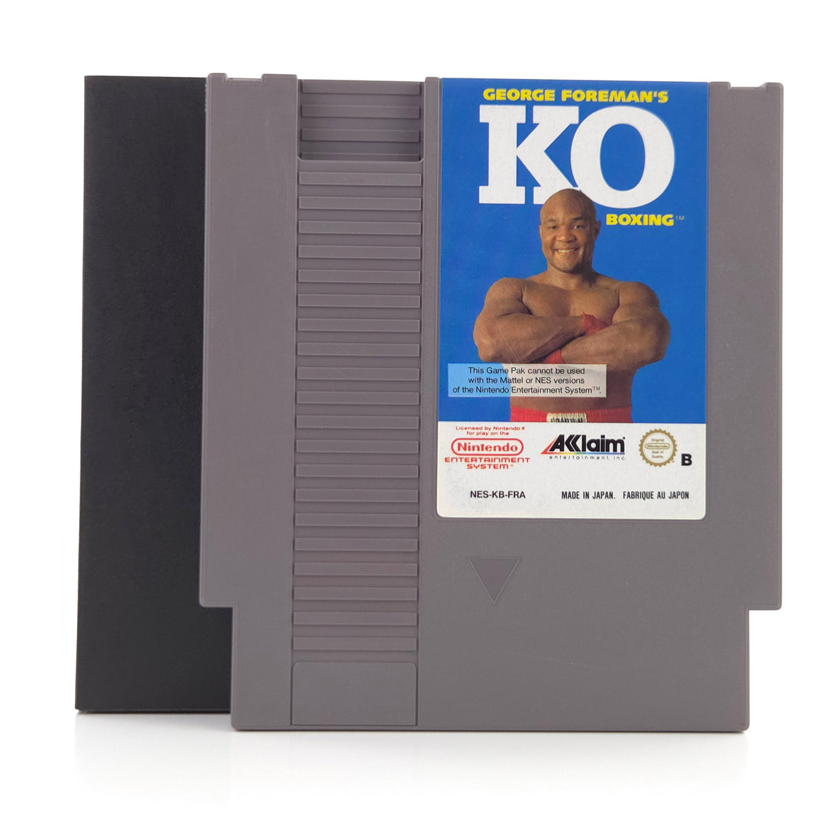 NES Spiel George Foremans KO Boxing Modul PAL FRA